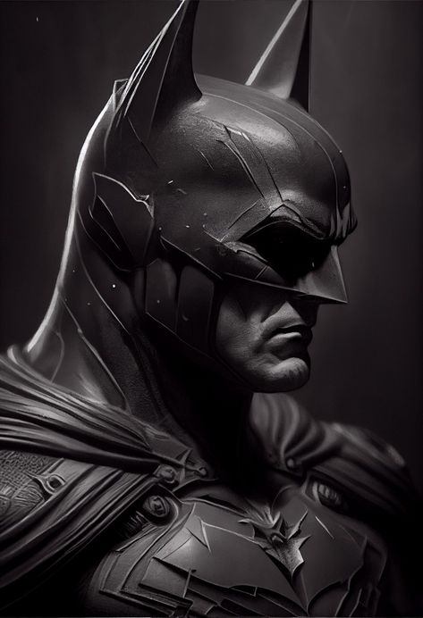 Pencil drawing by Midjourney Ai Batman Pencil Art, Batman Pencil Drawing, Gotham Tattoo, Batman Portrait, Batman Face, Batman Art Drawing, Batman Concept Art, Batman Concept, Batman Drawing