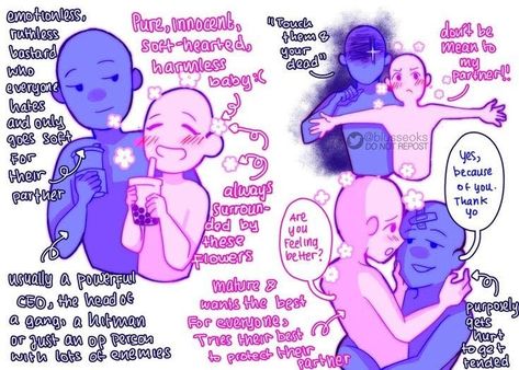 Cute Relationship Tropes, Oc Ship Dynamics, Ship Dynamics Monster X Human, Character Tropes Art, Ships Dinamics, Monster X Human Ship Dynamic, Ship Dynamics Art, Ships Dynamics, Relationship Tropes