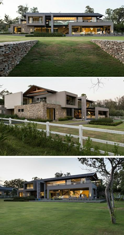 Office Architecture, Farmhouse Architecture, Dream Life House, Modern House Facades, House Construction Plan, Architecture Model House, Beautiful House Plans, Countryside House, House Outside Design