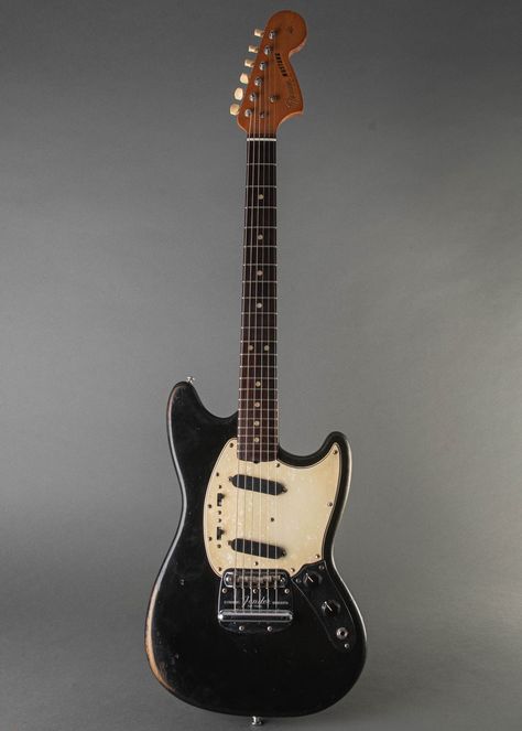 Fender Mustang 1965, Black | Carter Vintage Guitars Fender Mustang Guitar, Mustang Guitar, Banjo Tabs, Electric Guitar Kits, Fender Mustang, Guitar Rig, Guitar Obsession, Fender Electric Guitar, Guitar Pics