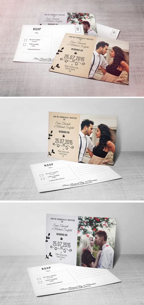 Postcard Style Wedding Invitations, Wedding Invite Postcard, Postcard Design Marketing, Postcard Design Layout, Postcard Design Inspiration, Postcard Template Free, Postcard Layout, Wedding Postcards, Barbados Wedding