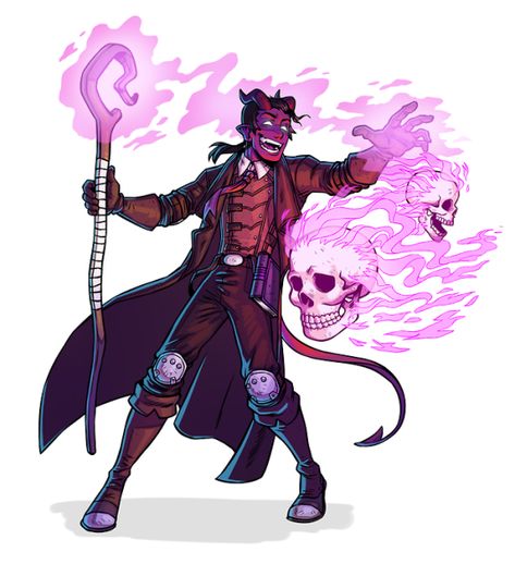 Art by Grim Reddit Comments, Tiefling Warlock, Tiefling Sorcerer, Warlock Dnd, Dnd Tiefling, Character Commission, Pathfinder Character, Dungeons And Dragons Characters, Dnd Art