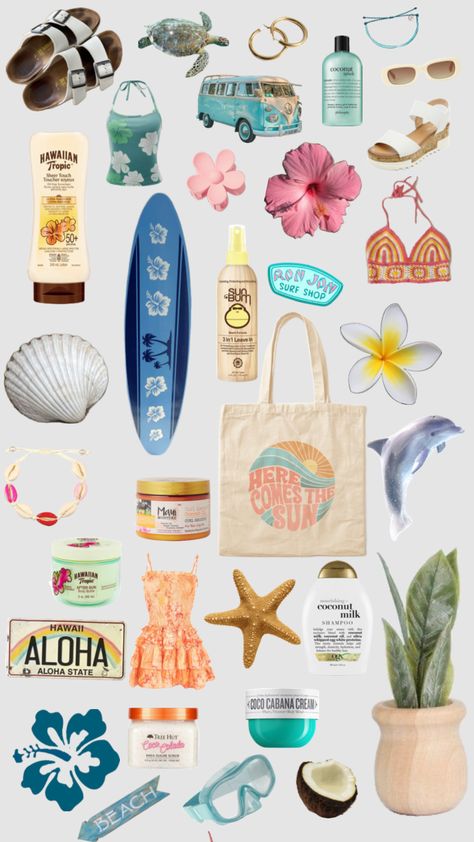 Beachy Birthday Gifts, Beach School Supplies, Coconut Girl Wishlist, Beachy Wishlist, Beach Boho Aesthetic, Boho Wishlist, Beachy Aesthetic Outfits, Beachy Boho Outfits, Beach Needs