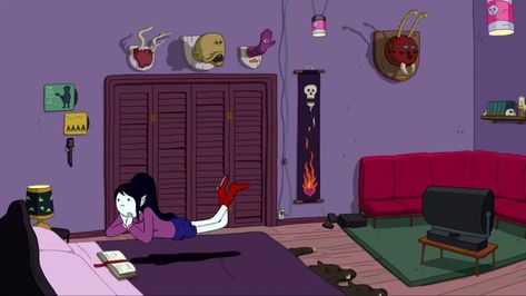 Adventure Time Room, Adventure Time Background, Marceline And Bubblegum, Look Wallpaper, Adventure Time Wallpaper, Marceline The Vampire Queen, Adventure Time Marceline, Vampire Queen, Adventure Time Art