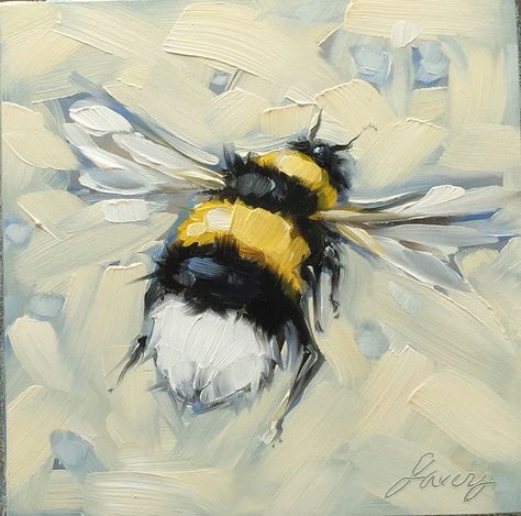 Andrea Lavery Bee Painting, Posca Art, Bee Art, Arte Animal, Painting Art Projects, Animal Paintings, Painting Techniques, Painting Inspiration, Art Works