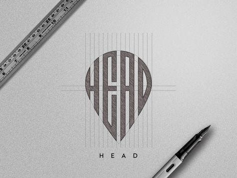 Head Logo Sketch by Mursalin Hossain #logo #brand #branding #design Logo Drawing Ideas, Logo Sketch Design, Inspiration Logo Design, Logo Sketches, Typographic Logo, Logo Creation, Affinity Designer, Logo Set, Minimalist Logo Design