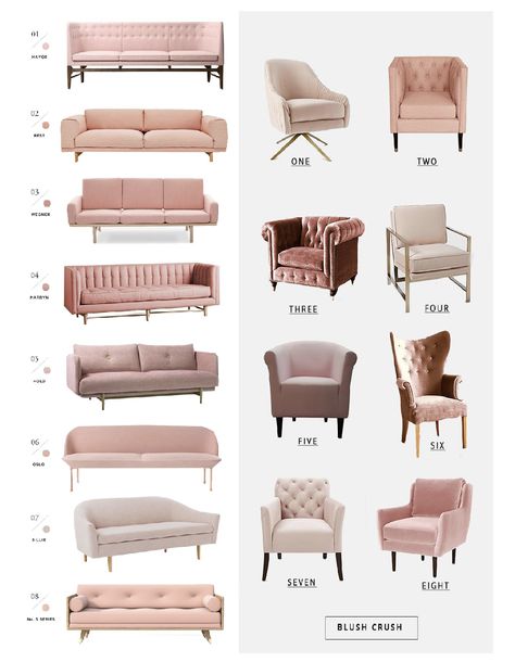 Blush Living Room Decor, Blush Living Room, Salon Interior Design Ideas, Interior Design Books, Luxury Furniture Living Room, Interior Design Software, Beauty Salon Interior, Living Room Sofa Design, Salon Interior Design