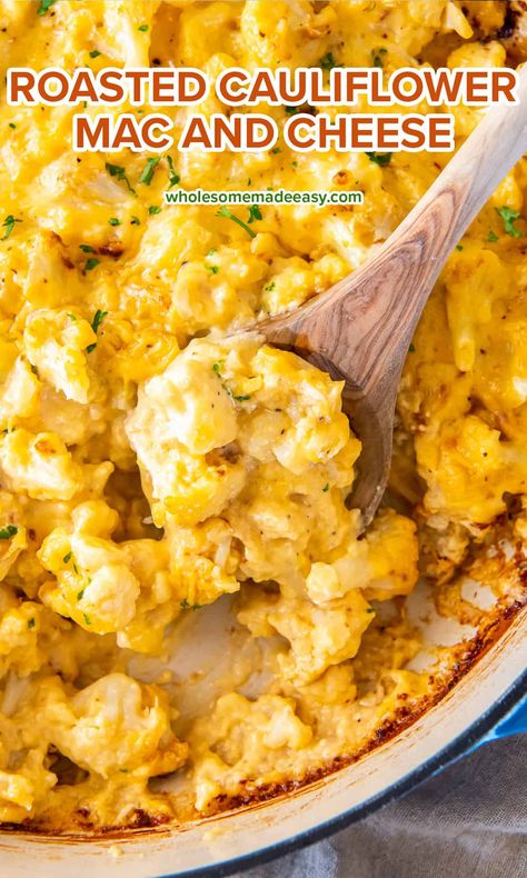 Low Carb Mac And Cheese, Substitute For Pasta, Mac And Cheese Healthy, Healthy Mac N Cheese, Cauliflower Pasta, Cauliflower Mac And Cheese, Cauliflower Dishes, Cauliflower Casserole, Baked Mac N Cheese