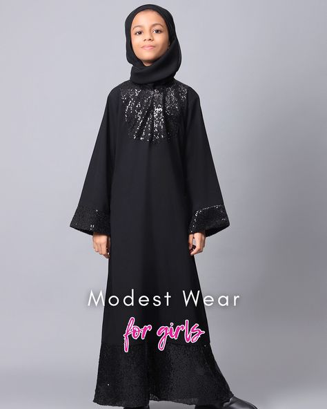 Nabia has added abaya for girls in their modest kids collection 🎀✨🫶 Checkout them before they run out of stock Limited Stock | Price starts only at 900rs | Cod available | Free shipping on orders above Rs 500 | Shipping all over India | Easy Return and Exchange Policy | Latest Designs | Comfortable Nida matte fabric Shop now: www.nabia.in Follow for more updates @nabia.in #kidsabaya #girlsabayas #abaya #kidsfashion #modestfashion #nabia #explore Kids Abaya, Matte Fabric, Kids Collection, Run Out, Fabric Shop, Kids' Fashion, Limited Stock, Follow For More, Modest Fashion