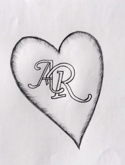 Letter A and R drawing. R Drawing Letter, A And R Letters Love Dp, R Drawing, Graduation Images, Loving Husband, R Wallpaper, Cute Blue Wallpaper, Aesthetic Letters, Alphabet Wallpaper