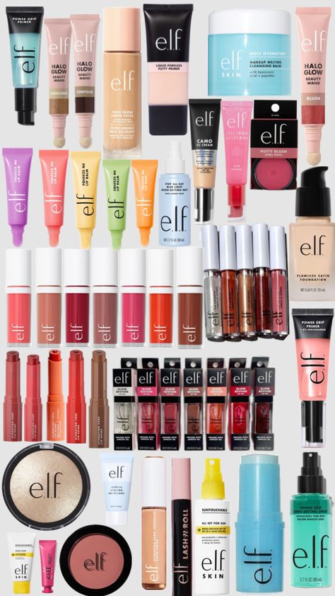 Elf Best Elf Makeup, Elf Products, Perfect Eyelashes, Sephora Skin Care, Easy Makeup Tutorial, Elf Cosmetics, Elf Makeup, Room Makeover Inspiration, Lip Scrub