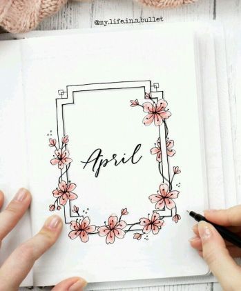 If you're looking for bullet journal monthly cover ideas, this post has 40+ bullet journal ideas for every month of the year! Use your bullet journal to increase your productivity. Simple, Beautiful and Minimalist Bullet Journal Covers you need to try right now. Bujo Lettering, Journal D'inspiration, Wreath Vector, Doodle Floral, Scrapbook Pictures, Bullet Journal 2019, Bullet Journal Ideas, Bullet Journal Aesthetic, Bullet Journal Notebook