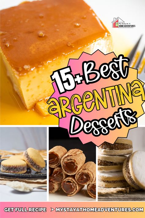 In Argentina, desserts are like special treasures in the world of food. They're really important and have a special place in their cooking style. They celebrate their culture and flavors through these Argentina desserts, which mix old traditions and new ideas. Easy Argentina Recipes, Argentina Desserts, Argentine Desserts, Flan Recipes, Argentine Recipes, Chocolate Flan, Argentina Food, Caramel Flan, Caramel Delights