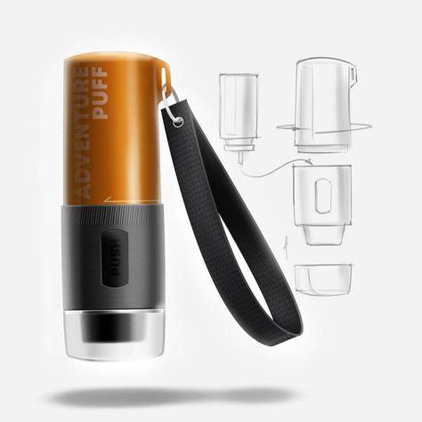 Pieter Martin on Instagram: “Inhaler for the outdoor adventurer #weeklydesignchallenge #productdesign #dailysketch #inhaler #productsketch #gentleandmore…” Inhaler Design, Inhaler Holder, Asthma Inhaler, Design Sketching, Industrial Design Sketch, House Furniture Design, Health Design, Design Challenges, Design Sketch