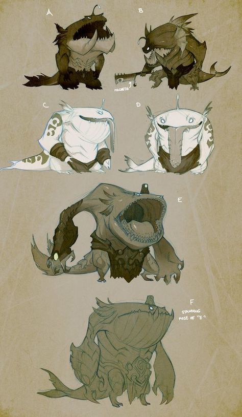 Tahm Kench, Creature Fantasy, Cool Monsters, Monster Concept Art, Creature Drawings, Fantasy Creatures Art, Fantasy Monster, Mythical Creatures Art, Monster Design