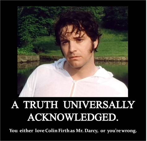 Pride & Prejudice. Mr. Darcy. Colin Firth. Colin Firth, Mr Darcy, Aidan Turner, Ex Machina, Book Boyfriends, Hey Girl, Period Dramas, Pride And Prejudice, Good Health