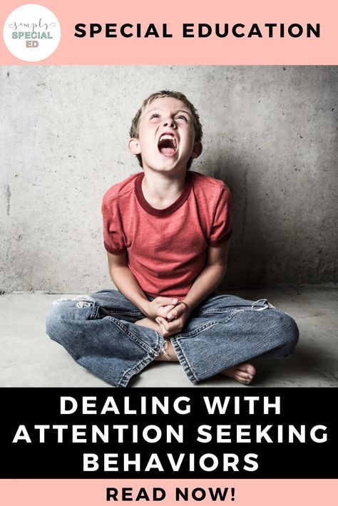 Dealing with attention seeking behaviors in the classroom can be frustrating. Today, I am sharing some strategies to help quash these behaviors. I talk about keeping a predictable classroom schedule, setting clear expectations for students, as well as providing positive interactions. I also share how to help other students when attention seeking behaviors are taking place. Learn more about these behavior management strategies now! Attention Seeking Behavior, Behaviour Strategies, Behavior Interventions, Challenging Behaviors, Picky Eating, Soul Love, Classroom Behavior, Processing Disorder, Spectrum Disorder