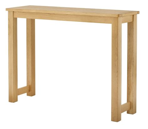 August Grove Amelia Breakfast Pub Table & Reviews | Wayfair.co.uk Breakfast Bar Table, Wood Bar Table, Stylish Dining Room, Furniture Dimensions, Open Frame, Pub Table, Classic Furniture, Oak Finish, Dining Room Decor