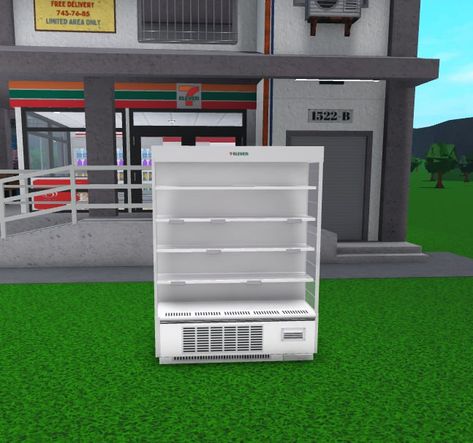 Bloxburg Mall Exterior, Bloxburg Bussines Ideas, Bloxburg Convience Store, Bloxburg Subway Station Decals, Vending Machine Decal Bloxburg, Bloxburg Building Ideas Town, Bloxburg 7 Eleven, Bloxburg Convenience Store, Bloxburg Laundromat