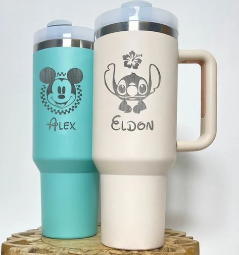 Disney Personalized Tumblers at a Great Price! - Decor - Vacation Countdown, Disney Cups, Enchanted Disney Fine Jewelry, Disney Fine Jewelry, Mickey Balloons, Disney Mugs, Walt Disney World Vacations, Castle Designs, Disney Cruise Line