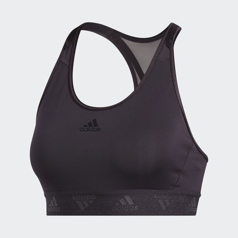 Start the weekend off with a workout and carry that energy into the rest of your plans. This adidas sports bra is part of a collection designed for your gym life, night life and times they're one and the same. The glittery underband and shiny accents draw inspiration from city lights. Adidas Bra, Adidas Sports Bra, Adidas Sport, Support Bras, Adidas Tops, Adidas Online, After Dark, Gym Life, Gym Workouts