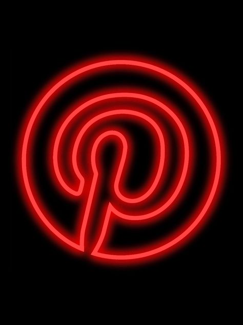 Pinterest Neon Icon, Christmas Aesthetic App Icons, Aesthetic App Icons, Red Neon, Christmas Aesthetic, Neon Sign, Neon, Instagram Photos, Instagram