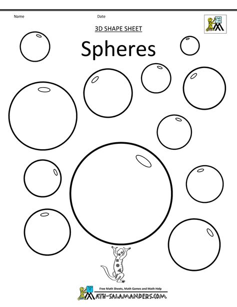 shape-worksheets-spheres-bw.gif (1000×1294) Kindergarten Coloring, Perimeter Worksheets, Adjective Worksheet, Kindergarten Coloring Pages, Math Sheets, Algebra Worksheets, Worksheets For Kindergarten, Kid Coloring Page, Shapes Worksheets