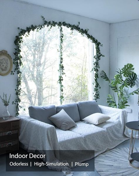 Fake leaves to flair up your room with some extra green. Fake Hanging Plants, Ivy Garland, Home Classroom, Ivy Vine, Artificial Greenery, Outdoor Classroom, Wall Garden, Classroom Walls, Garden Fence