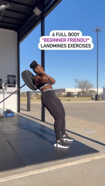 Noire Beauty Fitness: Fitness Over 40 on Instagram: "Save this 📌 Landmine workout for your next full body day💪🏾#fullbodyworkout #landmineworkout 👉🏾👈🏾 Save.Share.Like 🫶🏾 I love to mix it up sometimes with a good Landmine workout because they are versatile and requires a lot more than just strength. There’s stability and balance that’s required too which is a great focus if your 40 and over! Get a full body burn regardless of your targeted body part. 💡There’s no rush to get heavier weigh Land Mine Workout, Full Body Machine Workout Gym, Landmine Workout, Full Body Weight Machine Workout, Full Body Landmine Workout, Full Body Workout Planet Fitness, Full Body Functional Workout Strength Training, Ab Core Workout, Friday Workout