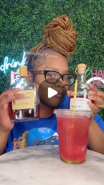 Frozen Hennessy Drinks, Henny Rita Recipe, Henny Drinks Recipes, Strawberry Henny Recipe, Strawberry Hennessy Drink Recipe, Hennessy Drinks Recipes, Henny Drinks, Calypso Lemonade, Strawberry Hennessy