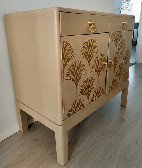 Art deco drawer Art Deco Ikea Hack, Diy Drawers, Art Deco Furniture, Mood Board Design, Art Deco Interior, Century Furniture, Mid Century Furniture, Ikea Hack, Product Design