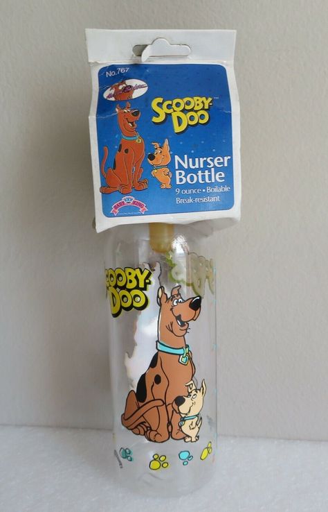 NEW Vintage Hanna Barbera SCOOBY DOO Plastic Nurser Baby Bottle 1994 Scooby Doo Nursery Ideas, Scooby Doo Mystery Machine, Scooby Doo Toys, Hanna Barbera Characters, Scooby Doo Dog, Scooby Doo Mystery Inc, Scooby Doo Images, Scooby Dooby Doo, Iconic Cartoon