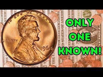 RARE 1964 PENNIES WORTH MONEY! VALUABLE PENNIES TO LOOK FOR! - YouTube Error Coins Worth Money, Smashed Pennies, Valuable Wheat Pennies, Old Pennies Worth Money, Pennies Worth Money, Valuable Pennies, Wheat Pennies, Old Coins Worth Money, Rare Coins Worth Money