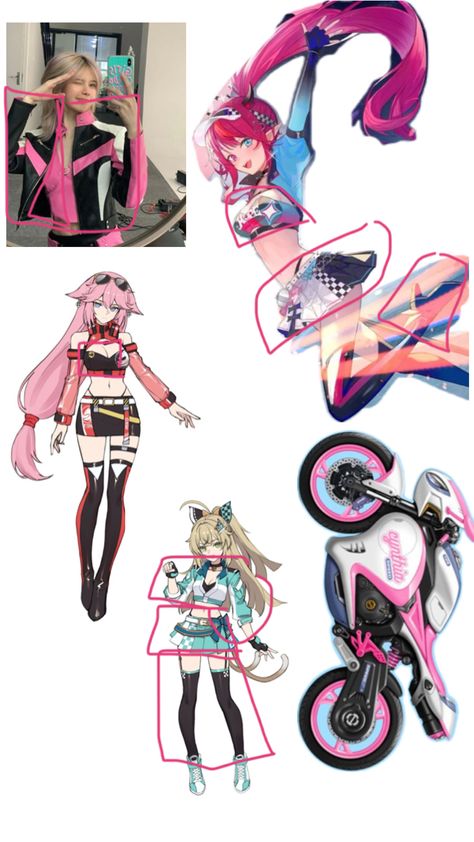 Vtuber outfit | racer skin Racer Outfit, Racing Girl, Oc Art, Anime Character Design, Drawing Reference, Aesthetic Art, Fashion Store, Dress To Impress, Girl Outfits