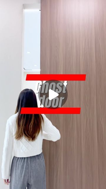 How To Make Ghosts, What Is Ghosting, Slide Doors, Ghost Door, Interior Room, Tommy Lee, Building Ideas, Sliding Doors, Ghost