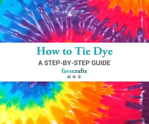 Our step-by-step tie dye instructions include everything you need to know to complete your tie dye project. Choose from one of our many tie dye designs and get started! Diy Tie Dye Sweatshirt, Food Coloring Tie Dye, Tie Dye Food, Tie Dye Steps, Tie Dye Instructions, Tie Dye Projects, Dye Projects, Tie Dye Shirts Patterns, Hippie Crafts