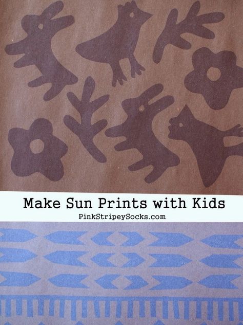 DIY Sun Prints with Construction Paper | Pink Stripey Socks Construction Paper Diy, The Sun Art, Socks Diy, Mask Paper, Sun Prints, Kid Art, Art And Crafts, Crafty Kids, Sun Art