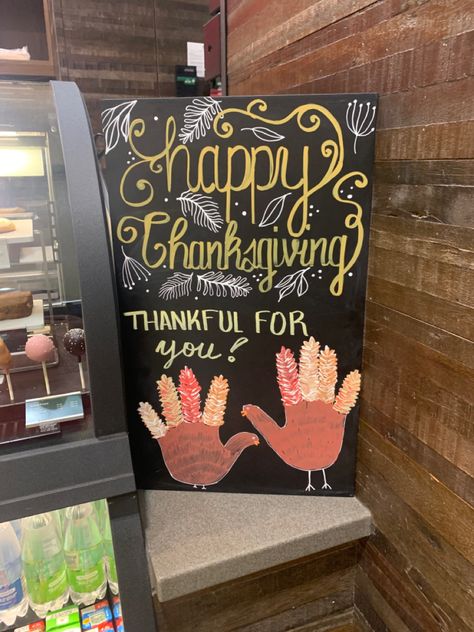 Starbucks Chalkboard Art Christmas, Starbucks Holiday Chalkboard, Thanksgiving Chalkboard Art, Starbucks Sign, Thanksgiving Chalkboard, Chalk Menu, Starbucks Ideas, Christmas Chalkboard Art, Coffee Shop Signs