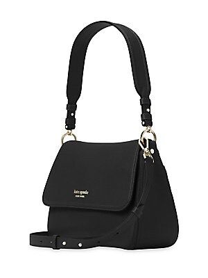 Everyday Purse, Black Leather Purse, Kate Spade Purse, Kate Spade Handbags, Black Purses, Cute Bags, Classic Flap, Kate Spade Bag, Black Handbags