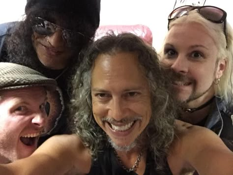 Slash And Kirk Hammett, Fear Fest, Kirk Metallica, Bob Rock, Saul Hudson, John 5, Corey Taylor, Kirk Hammett, James Hetfield