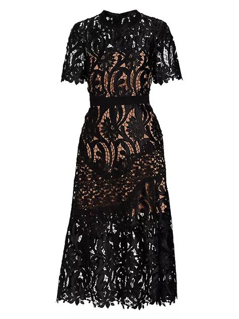 Free shipping and returns are available on Farm Rio Morada Boa Guipure Lace Midi-Dress at Saks Fifth Avenue. Browse luxury Farm Rio Day & Casual and other new arrivals. Prairie Dresses, Black Lace Midi Dress, Self Portrait Dress, Guipure Lace, Pink Midi Dress, Lace Midi, Lace Midi Dress, Blue Midi Dress, Formal Looks