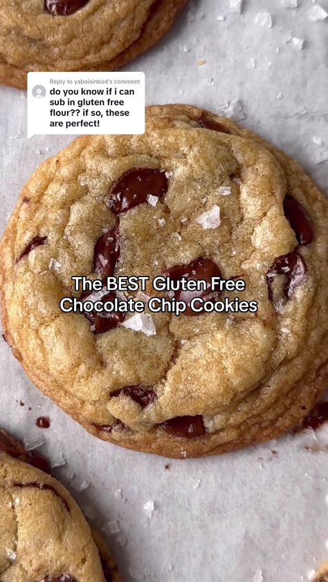 TikTok · Broma Bakery Cookie Cake Icing, Broma Bakery, Gluten Free Chocolate Chip Cookies, Gluten Free Chocolate Chip, Best Gluten Free, Cake Icing, Eat Dessert First, Gluten Free Chocolate, Gluten Free Flour