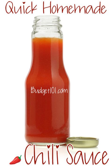 Homemade Chili Sauce, Gifts From The Kitchen, How To Make Chili, Chili Sauce Recipe, Hot Sauce Recipes, Diy Spices, Homemade Condiments, Appetizer Dishes, Condiment Recipes