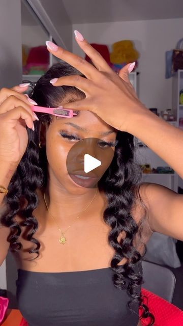 LUXURY HAIR IS A LIFESTYLE on Instagram: "Watch her do a glueless install and change this wig from straight to gorgeous curls 🤩

#tutorialtuesday" Glueless Wig Install, Luxury Hair, Wigs, Lifestyle, Hair, Instagram