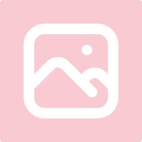 Photo Widget Icon, Icon Photos, Pink Photos Icon, Pastel Pink Icons, Pink Iphone App Icons, Ipad App Icons, Cute Pink App Icons, Photos App Icon, Pink Icon App