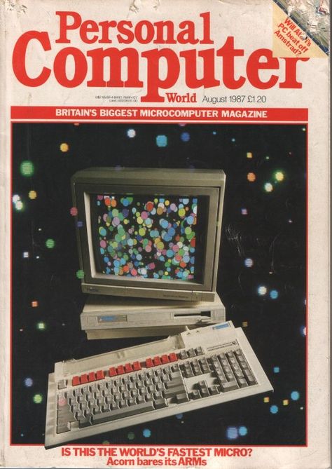 Personal Computer World - August 1987 Magazine - Computing History Old Technology Aesthetic, Booklet Aesthetic, Byte Magazine, 90s Computer Games, 1990 Magazine, Horror Vibes, Italian Horror, Old Computer, Vintage Computer