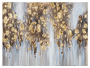 Gold Wall Decor, Hand Painted Textures, Gold Wall Art, Abstract Canvas Wall Art, Framed Oil Painting, Luxury Art, Gold Walls, Ashley Furniture, Silver Foil