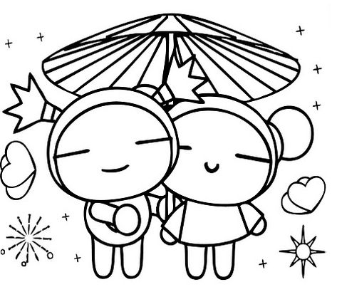 Umbrella Coloring Page, Hello Kitty Book, Hello Kitty Colouring Pages, Hello Kitty Coloring, Coloring Pages For Boys, Cartoon Coloring Pages, Disney Coloring Pages, Coloring Pages To Print, Coloring Book Art