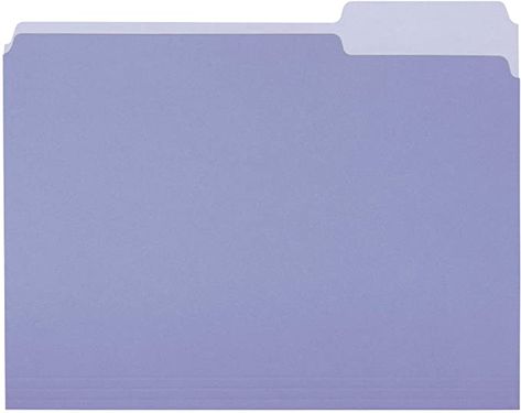 Amazon.com : AmazonBasics File Folders, Letter Size, 1/3 Cut Tab, Lavender, 36-Pack : Office Products Folder Tabs, Amazon Basics, File Organization, File Folders, File Folder, Office Products, Letter Size, Lavender, Purple