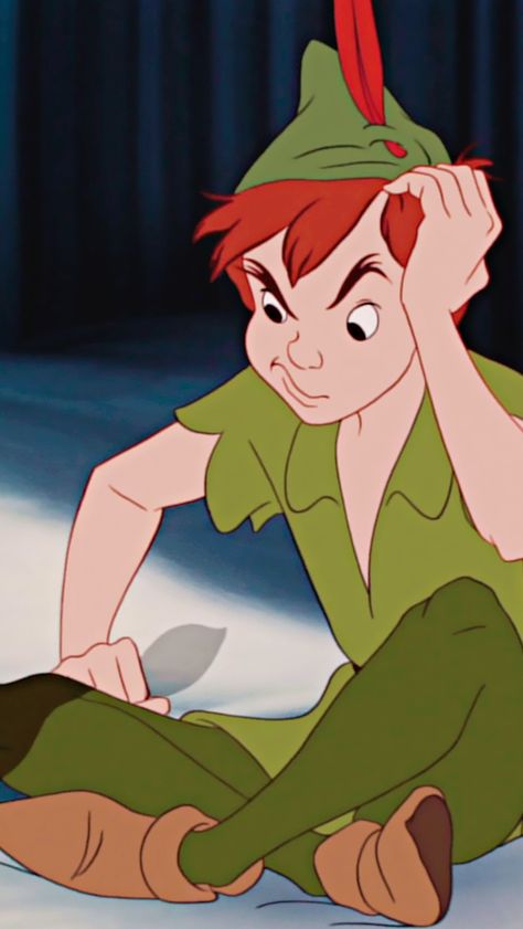 Peter Pan is the last featured animation production by RKO before Buena Vista Pictures. Also, Disney's Nine Old Men all work on the production and animation. "Can't get this darn shadow to stick!" Peter Pan Wallpaper, Peter Pan 1953, Peter Pan Disney, Peter Pan And Tinkerbell, Images Disney, Wallpaper Iphone Disney, Pinturas Disney, Disney Memes, Classic Disney